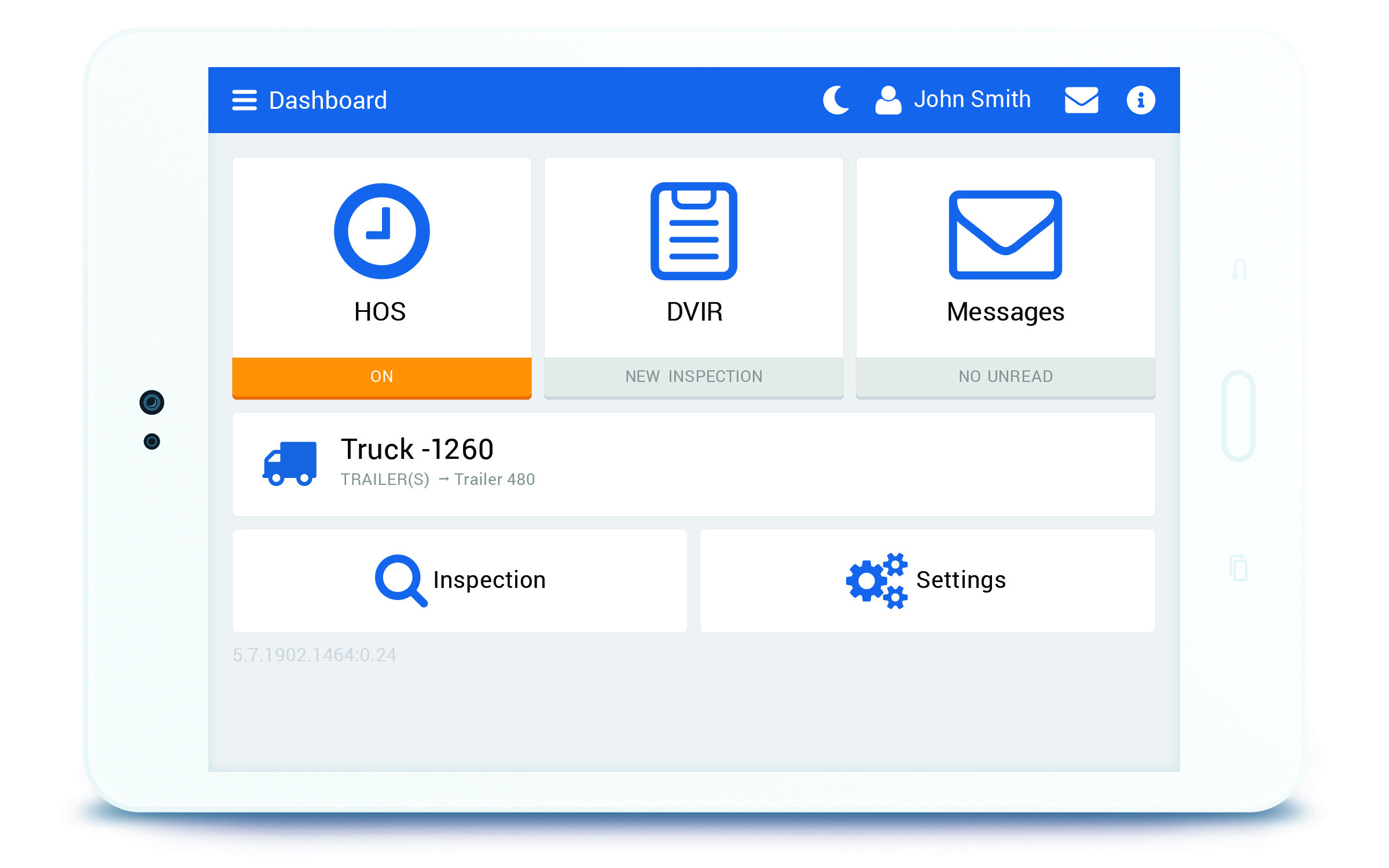 Geotab Drive dashboard